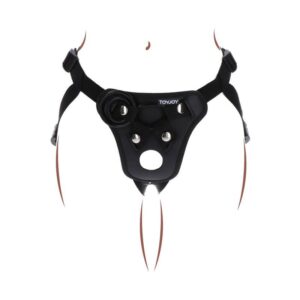 Get Real-Strap-on Pleasure Imbracatura Nero-Silicone · Strap-on & Imbracature (immagine 8)
