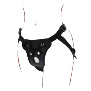 Get Real-Strap-on Pleasure Imbracatura Nero-Silicone · Strap-on & Imbracature (immagine 7)