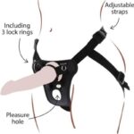 Get Real-Strap-on Pleasure Imbracatura Nero-Silicone · Strap-on & Imbracature