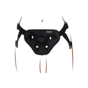 Get Real-Strap-on Deluxe Imbracatura per Dildo Nero-Silicone · Strap-on & Imbracature (immagine 7)