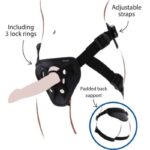 Get Real-Strap-on Deluxe Imbracatura per Dildo Nero-Silicone · Strap-on & Imbracature