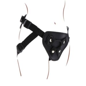 Get Real-Strap-on Deluxe Imbracatura per Dildo Nero-Silicone · Strap-on & Imbracature (immagine 3)