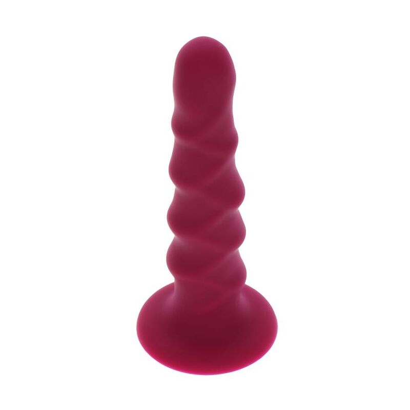 Get Real-Dong Textured 12 cm Rosso-Silicone, Ventosa · Dildo & Stimolatori (immagine 5)