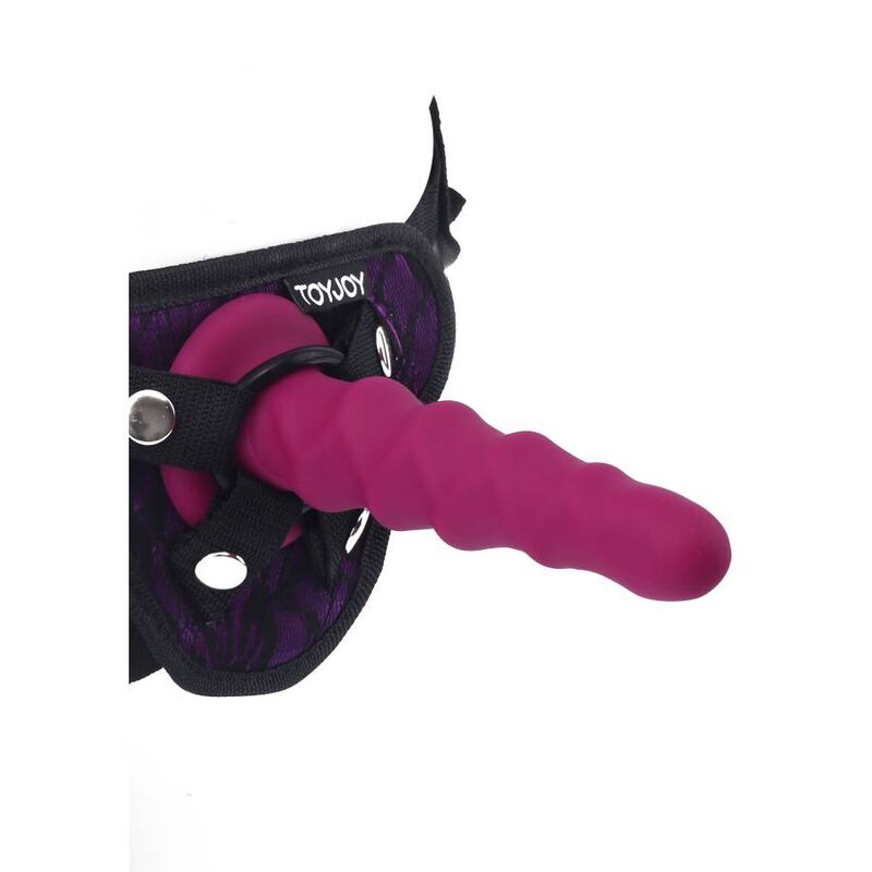 Get Real-Dong Textured 12 cm Rosso-Silicone, Ventosa · Dildo & Stimolatori (immagine 2)