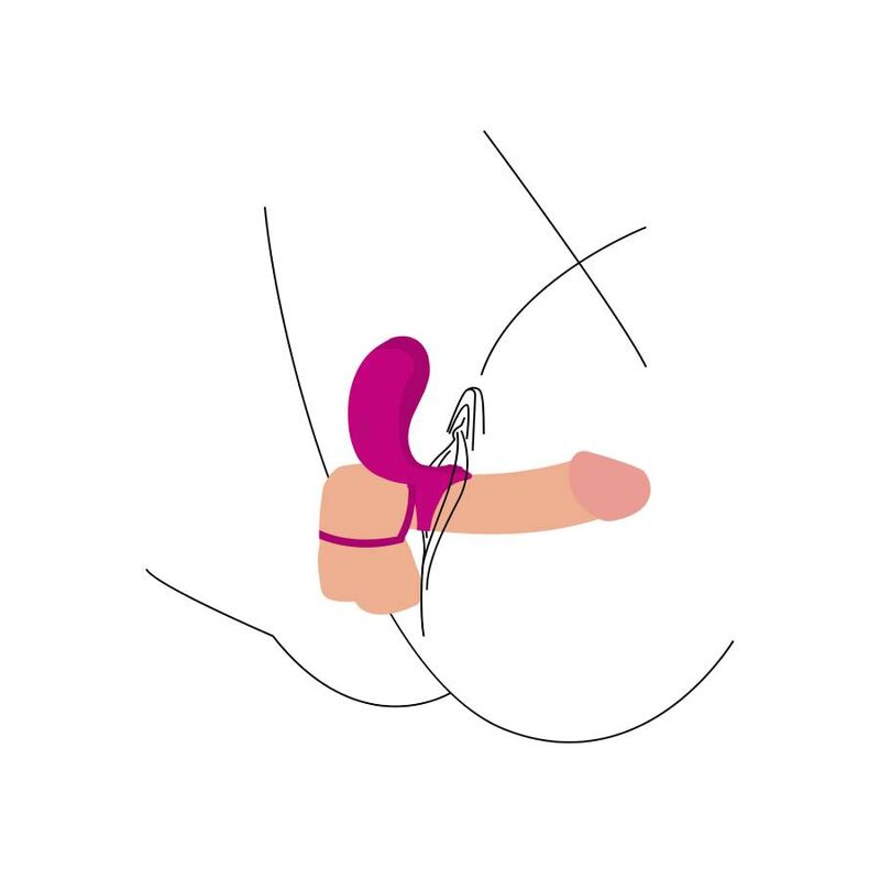 Xocoon-Anello Vibratore per Coppia Fucsia 7 Xocoon-Anello Vibratore per Coppia Fucsia · Anelli & Guaine per pene (imaginea 7)