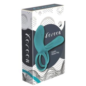 Xocoon-Anello vibrante per coppia Verde · Anelli & Guaine per pene (immagine 5)