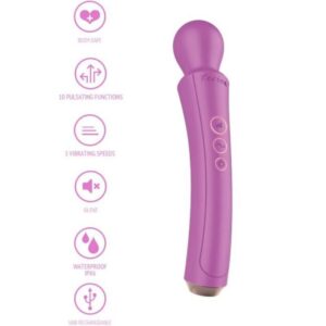 Xocoon-Wand Curvato Fucsia Ricaricabile USB · Vibratori (imaginea 9)