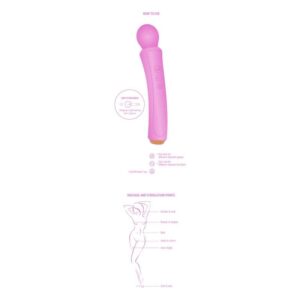 Xocoon-Wand Curvato Fucsia Ricaricabile USB · Vibratori (imaginea 6)