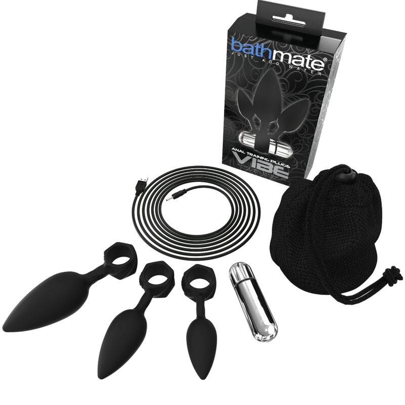 Bathmate-Set Plug anale per Allenamento con Vibe-Silicone · Accessori BDSM (immagine 2)