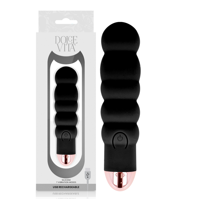 Dolce Vita-Sei Vibratore Ricaricabile 7 Velocità-Silicone · Vibratori (imaginea 4)