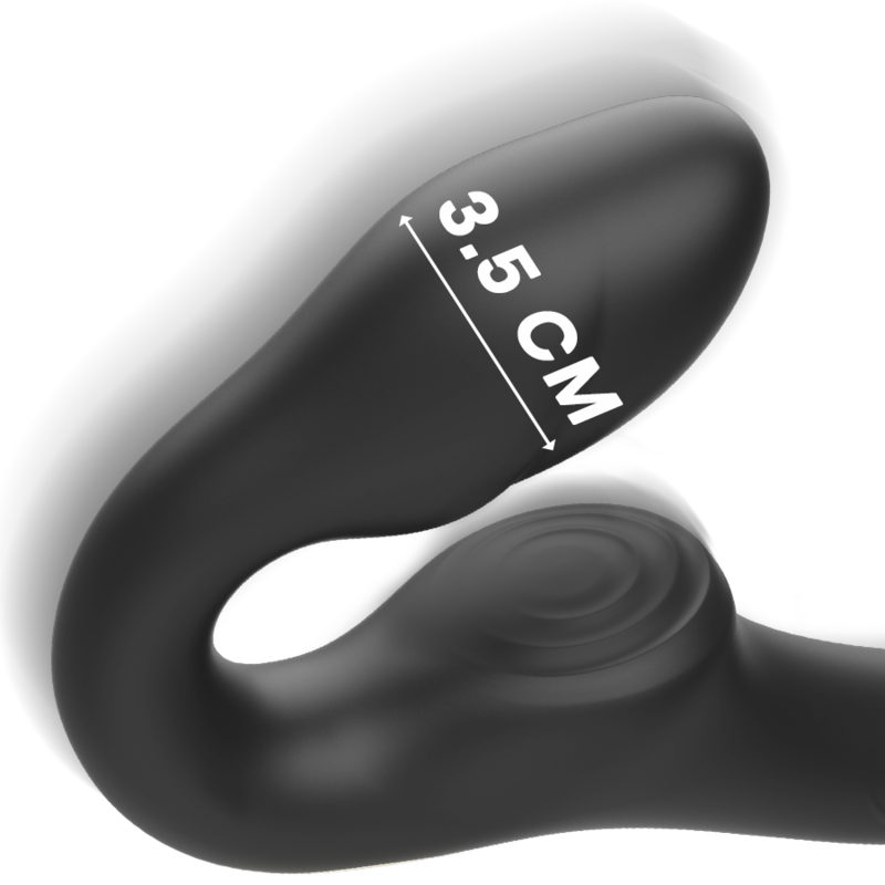 Ibiza Technology-Vibratore senza spalline con telecomando e · Strap-on & Imbracature (immagine 4)