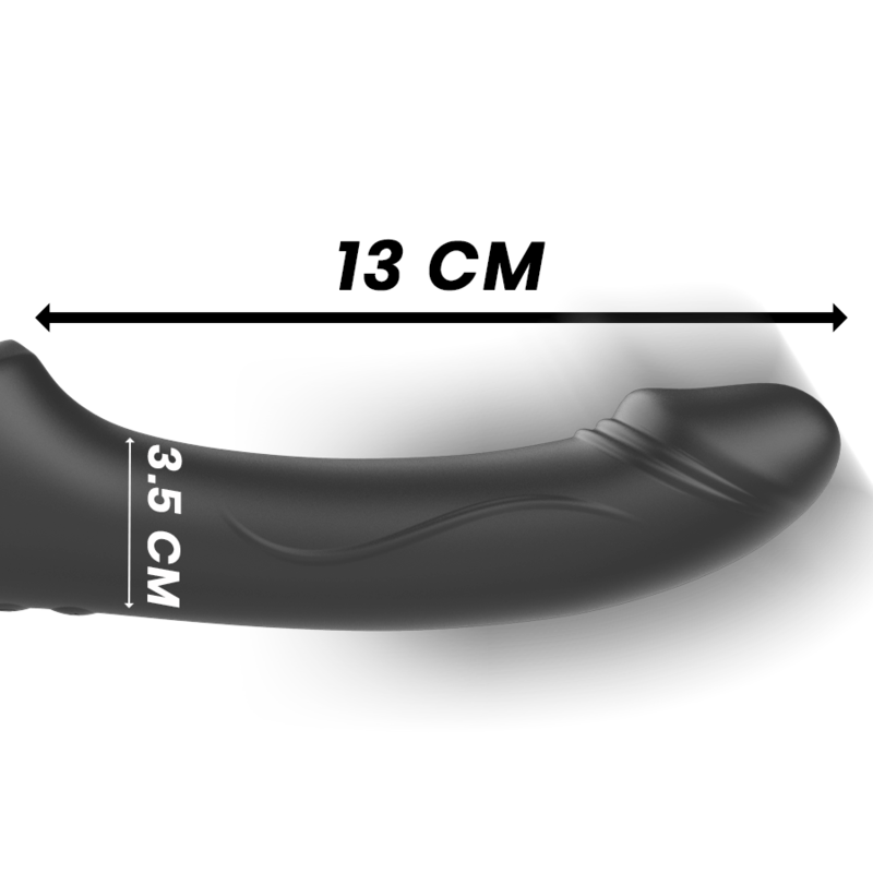 Ibiza Technology-Vibratore senza spalline con telecomando e · Strap-on & Imbracature (immagine 5)