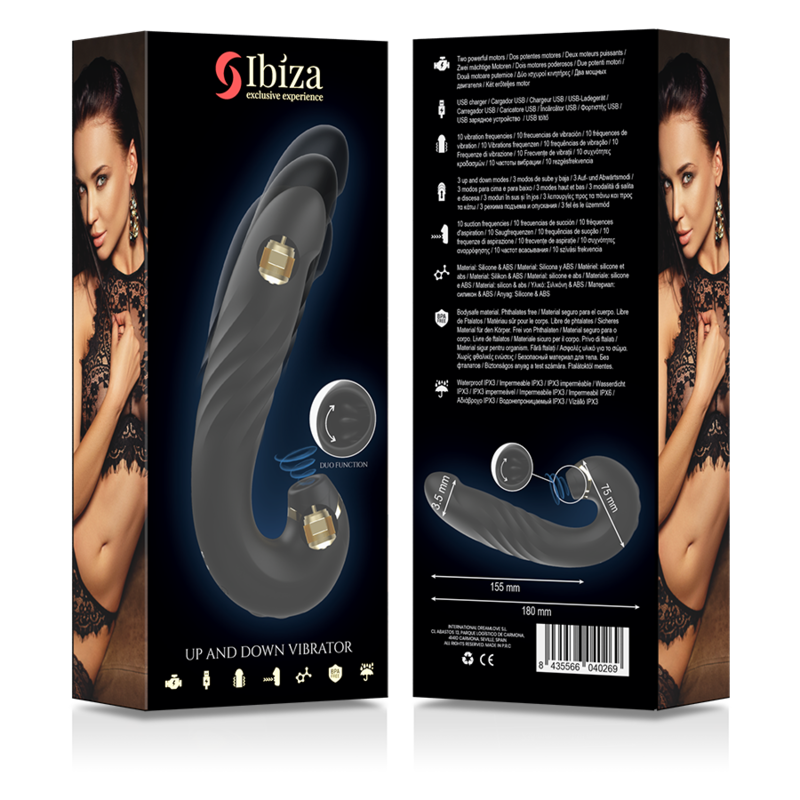 Ibiza Technology-Up & Down Vibratore con suzione clitoridea 9 Ibiza Technology-Up & Down Vibratore con suzione clitoridea · Vibratori (imaginea 9)