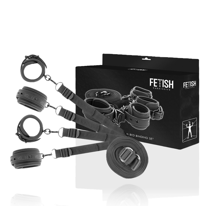Fetish Submissive Bondage-Manette e cinghie con imbottitura · Bondage & Manette (imaginea 4)