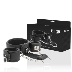 Fetish Submissive Bondage-Collana e manette in pelle vegana 11 Fetish Submissive Bondage-Collana e manette in pelle vegana · Bondage & Manette (imaginea 3)
