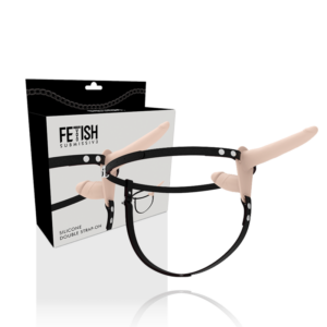 Fetish Submissive Harness-Imbracatura Doppia Penetrazione Silicone · Strap-on & Imbracature (imaginea 2)