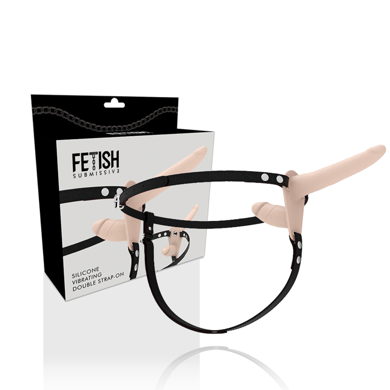 Fetish Submissive Harness-Imbracatura doppia penetrazione Flesh Up · Strap-on & Imbracature (imaginea 6)