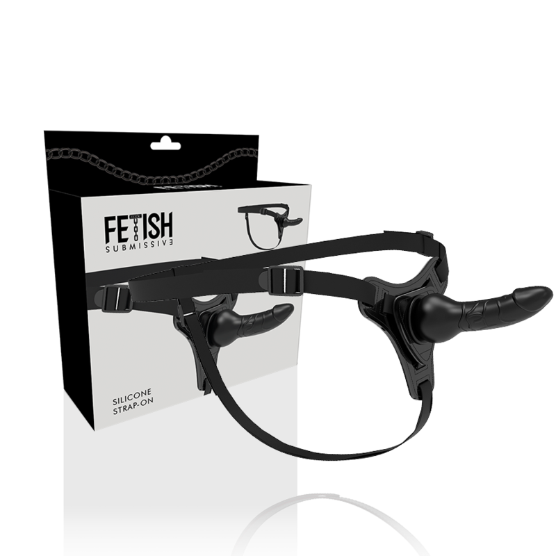 Fetish Submissive Harness-Imbracatura di Silicone Nero Realist 16 cm 3 Fetish Submissive Harness-Imbracatura di Silicone Nero Realist 16 cm · Strap-on & Imbracature (imaginea 3)