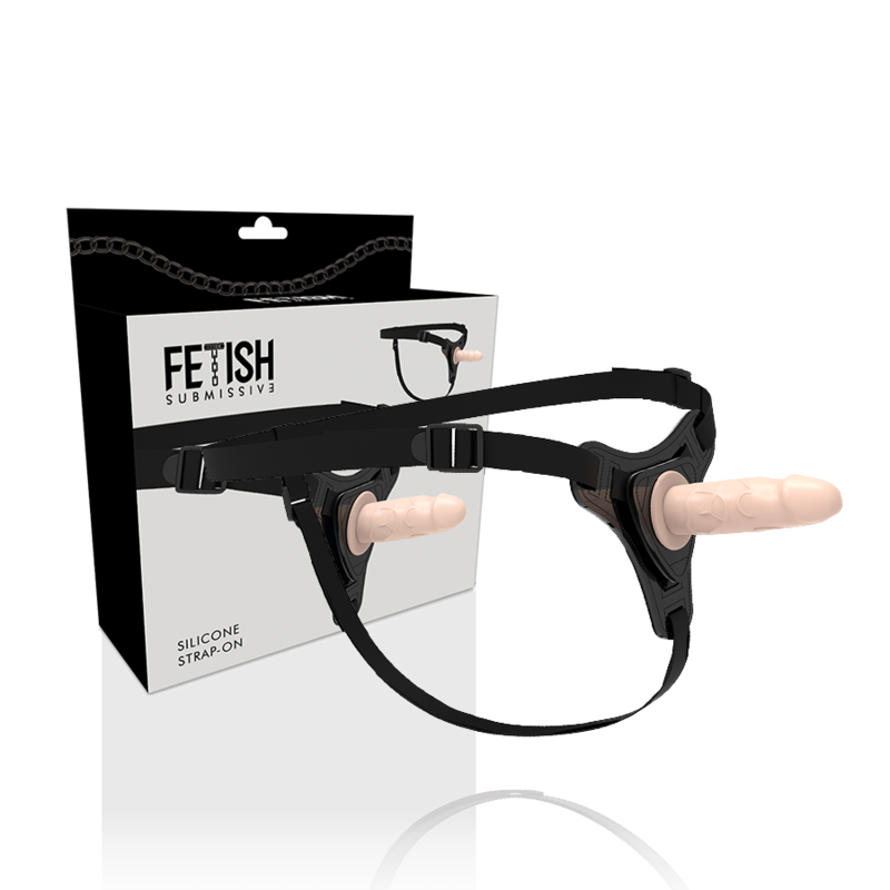 Fetish Submissive Harness-Flesh Realistic Silicone 12.5 cm · Strap-on & Imbracature (imaginea 5)