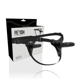 Fetish Submissive Harness-Imbracatura con Pene Realistico in Silicone · Strap-on & Imbracature (imaginea 2)