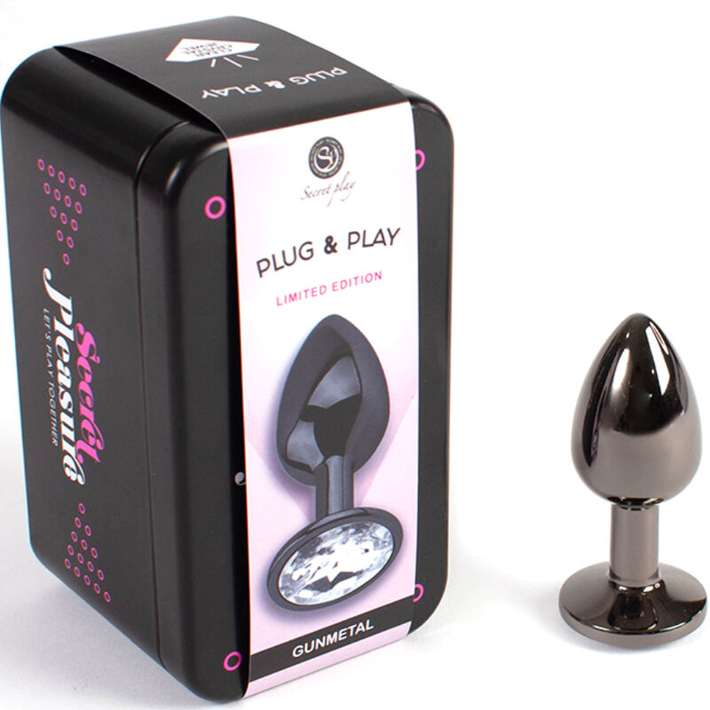 Secretplay Toys-Gunmetal Plug anale Taglia S 7 cm 2 Secretplay Toys-Gunmetal Plug anale Taglia S 7 cm · Accessori BDSM (imaginea 2)