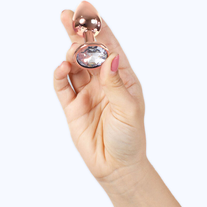 Secretplay Toys-Plug anale in metallo Oro Rosa, Taglia S, 7 cm 3 Secretplay Toys-Plug anale in metallo Oro Rosa, Taglia S, 7 cm · Accessori BDSM (imaginea 3)