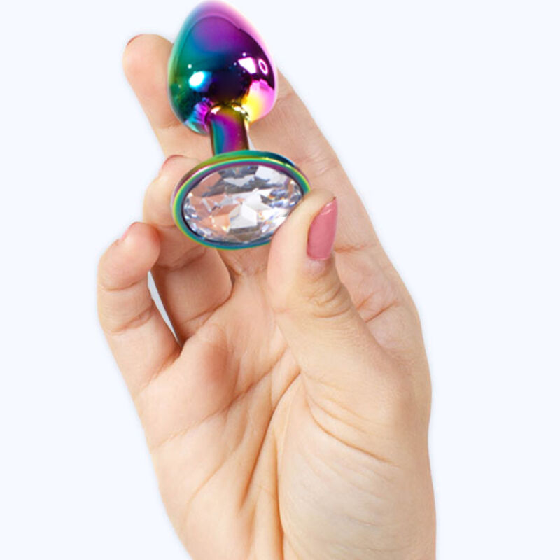 Secretplay Toys-Plug anale in metallo Multicolore Dimensione S 7 cm 3 Secretplay Toys-Plug anale in metallo Multicolore Dimensione S 7 cm · Accessori BDSM (imaginea 3)