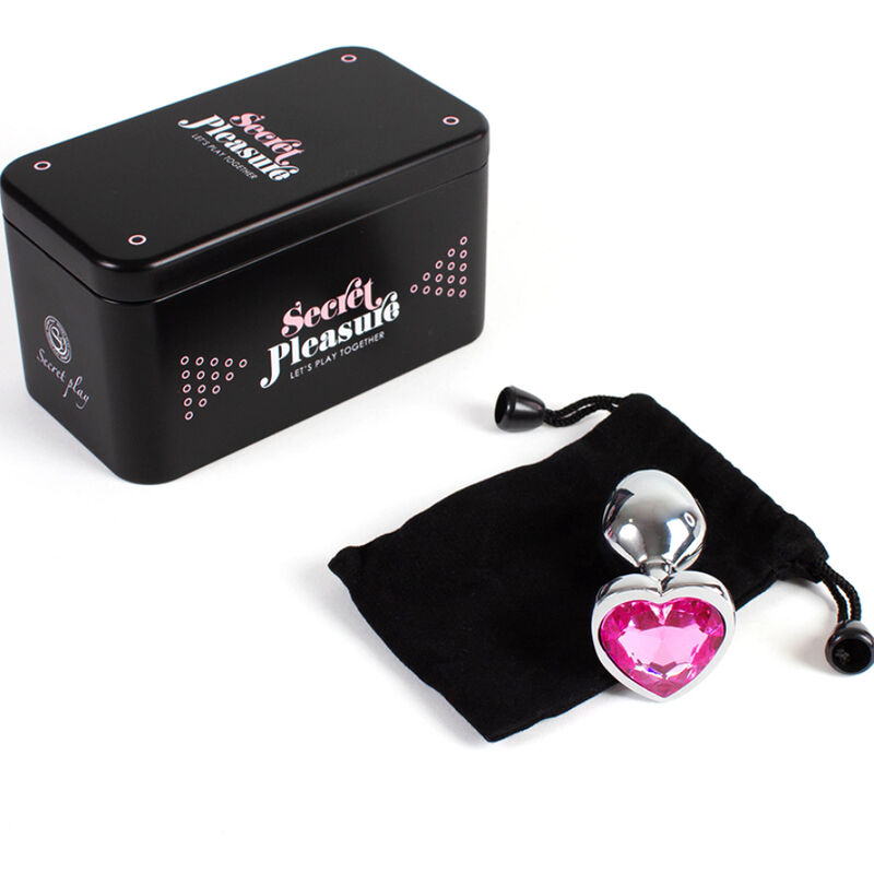 Secretplay Toys-Plug anale in metallo Cuore Fucsia, Taglia Piccola 7 cm 3 Secretplay Toys-Plug anale in metallo Cuore Fucsia, Taglia Piccola 7 cm · Accessori BDSM (imaginea 3)
