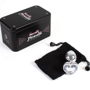 Secretplay Toys-Plug anale in metallo Cuore Trasparente, Taglia S 8 Secretplay Toys-Plug anale in metallo Cuore Trasparente, Taglia S · Accessori BDSM (immagine 4)