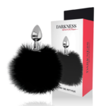 Darkness Anal-Plug anale Extra con Coda Nero 7 cm · Accessori BDSM
