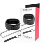 Darkness Bondage-Darkness collare posturale Nero con catena in PVC · Bondage & Manette