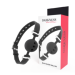Darkness Bondage-Morsetto in silicone traspirante Nero · Bondage & Manette