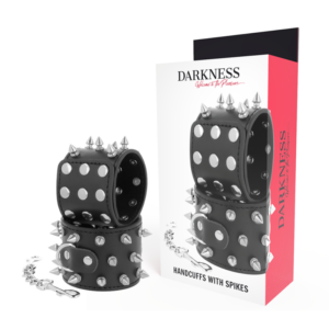 Darkness Bondage-Skulls and Bones Manette Nere con Razzi