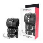 Darkness Bondage-Darkness Polsini regolabili in pelle · Bondage & Manette