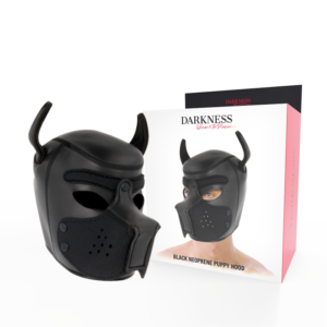 Darkness Bondage-Maschera per cani in neoprene con bot staccabile · Accessori BDSM (immagine 8)
