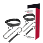 Darkness Bondage-Collana Nero con Catena-Metal · Bondage & Manette
