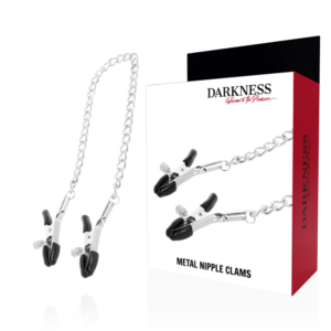 Darkness Sensations-Morsetti regolabili per capezzoli metallici