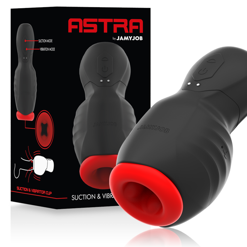 Jamyjob-Astra Orale Estremo Vibrazioni e Suzione-Silicone, 7 velocità · Masturbatori (immagine 2)