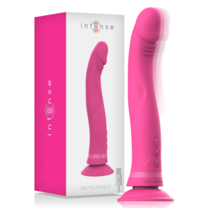 Intense High Tech-Michelangelo Dildo Vibratore Silicone Rosa-10