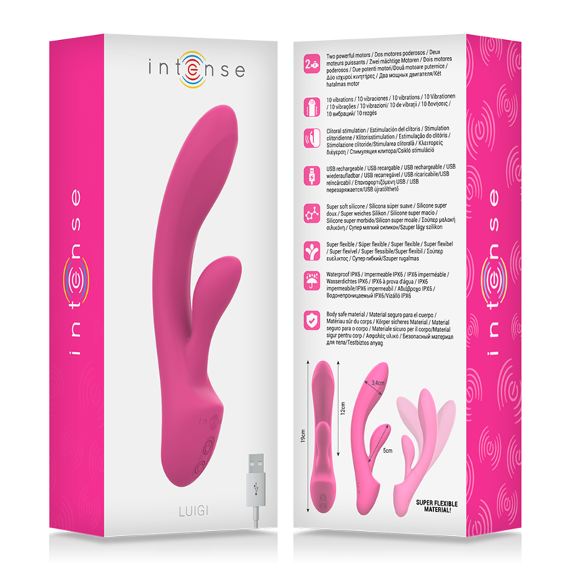 Intense High Tech-Luigi Rabbit Silicone Liquid, 10 Programmi · Vibratori (imaginea 7)