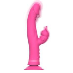 Intense High Tech-Julio Rabbit Vibratore Rosa di Silicone-12 velocità · Vibratori (immagine 4)