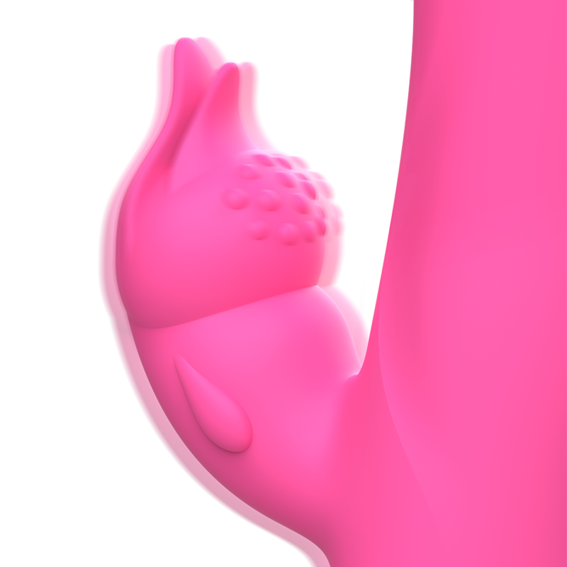 Intense High Tech-Julio Rabbit Vibratore Rosa di Silicone-12 velocità · Vibratori (immagine 5)