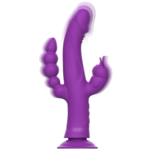 Intense High Tech-Casanova Rabbit Vibratore in Silicone Triplo · Vibratori (immagine 6)
