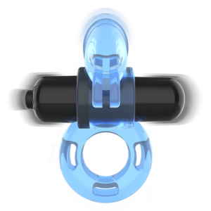 Intense For Him-Fry Anello Vibratore Blu-ABS, impermeabile · Anelli & Guaine per pene (immagine 3)