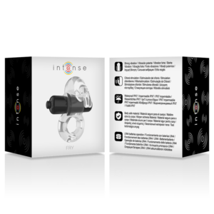 Intense For Him-Fry Anello vibratore coniglio Trasparente-ABS · Anelli & Guaine per pene (imaginea 5)