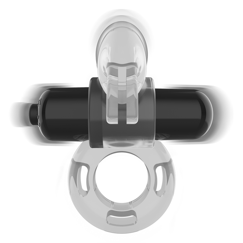Intense For Him-Fry Anello vibratore coniglio Trasparente-ABS 3 Intense For Him-Fry Anello vibratore coniglio Trasparente-ABS · Anelli & Guaine per pene (imaginea 3)