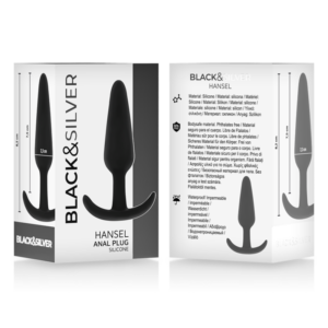 Black&silver-Hansel Plug anale Silicone con Manico Piccolo Impermeabile 10 Black&silver-Hansel Plug anale Silicone con Manico Piccolo Impermeabile — BLACK&SILVER · Accessori BDSM (imaginea 5)