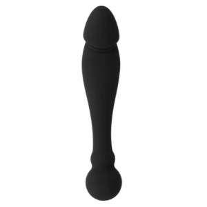 Black&silver-Karl Dildo Stimolatore Punto G 18 cm-Silicone — BLACK&SILVER · Giocattoli anali (imaginea 3)