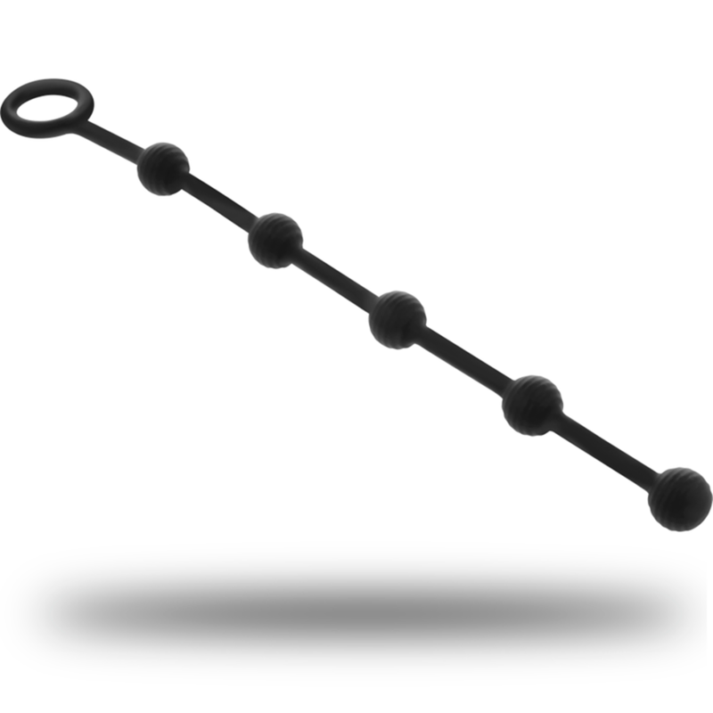 Black&silver-Korg Rosario Palline anali per Principianti Silicone