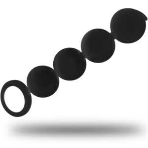 Black&silver-Lennon Rosario Anal 4 Sfere Silicone 15 cm-Waterproof 53 Black&silver-Lennon Rosario Anal 4 Sfere Silicone 15 cm-Waterproof